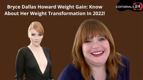 bryce dalls howard|bryce dallas howard weight gain 2023.